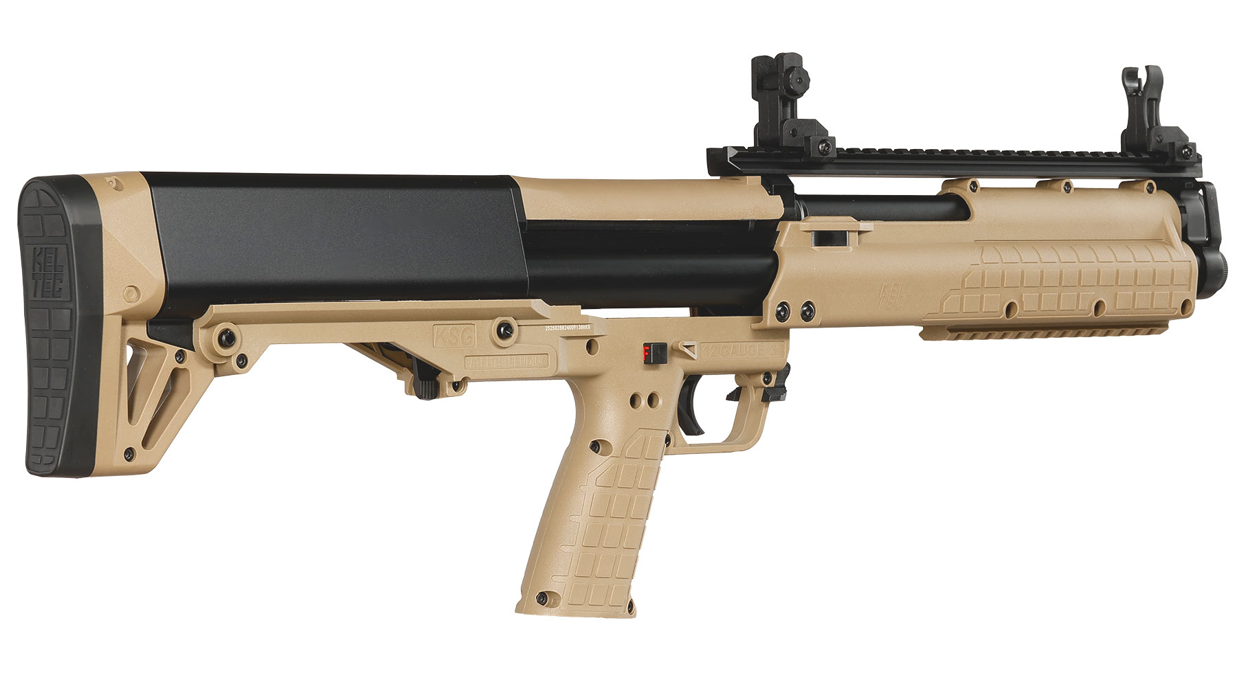 EMG KelTec KSG Multi-Shot Bullpup Pump Action Gas Shotgun 6mm BB Dark Earth Bild 4