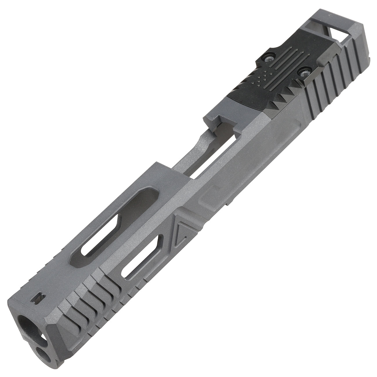 RWA Agency Arms Urban Combat CNC Aluminium Schlitten Set f. TM G17 / WE G17 GBB Pistolen Cerakote Agency grau Bild 3