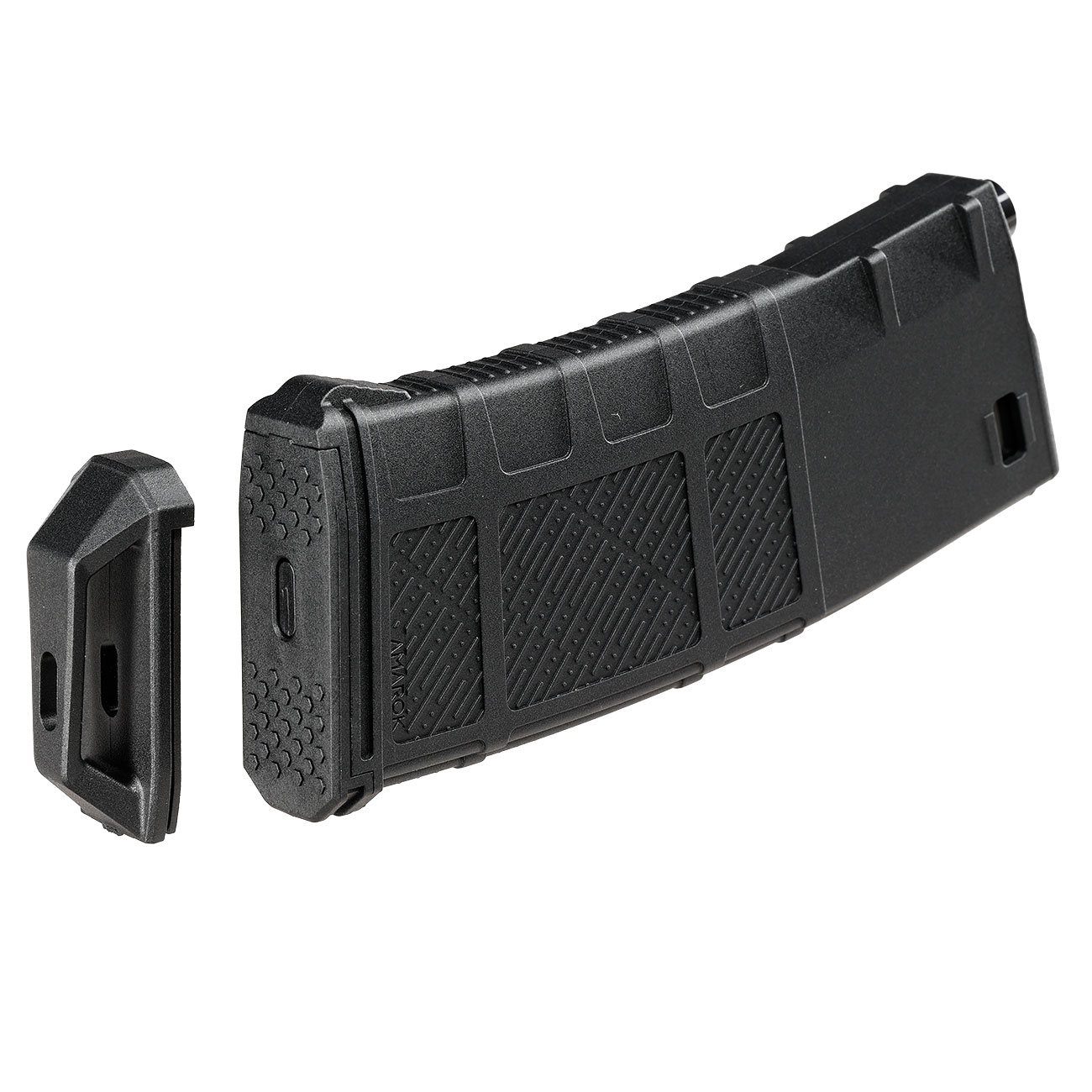 Amarok M4 / M16 AM250 M-Series Polymer Magazin Mid-Cap 250 Schuss schwarz - Type A Design Bild 3