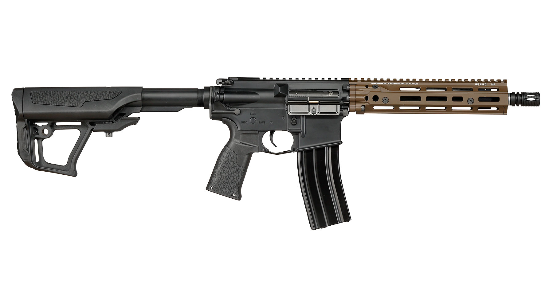 ICS / EMG Daniel Defense MK18 RIII Vollmetall SSS-Mosfet 3.0 S-AEG 6mm BB Dualtone Bild 3