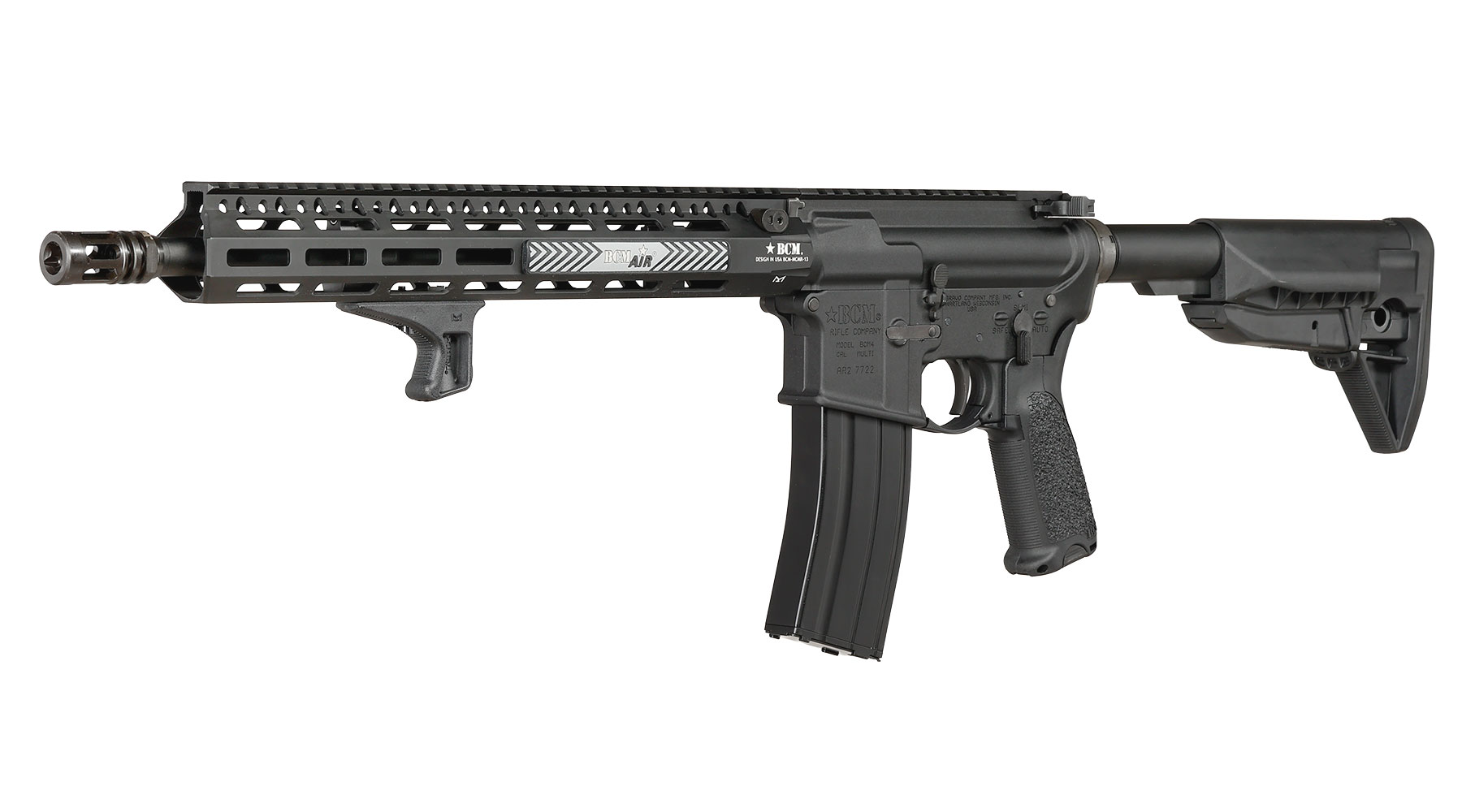 VFC BCM MK2 MCMR Carbine 14.5 Zoll Vollmetall Gas-Blow-Back 6mm BB schwarz - Deluxe Version