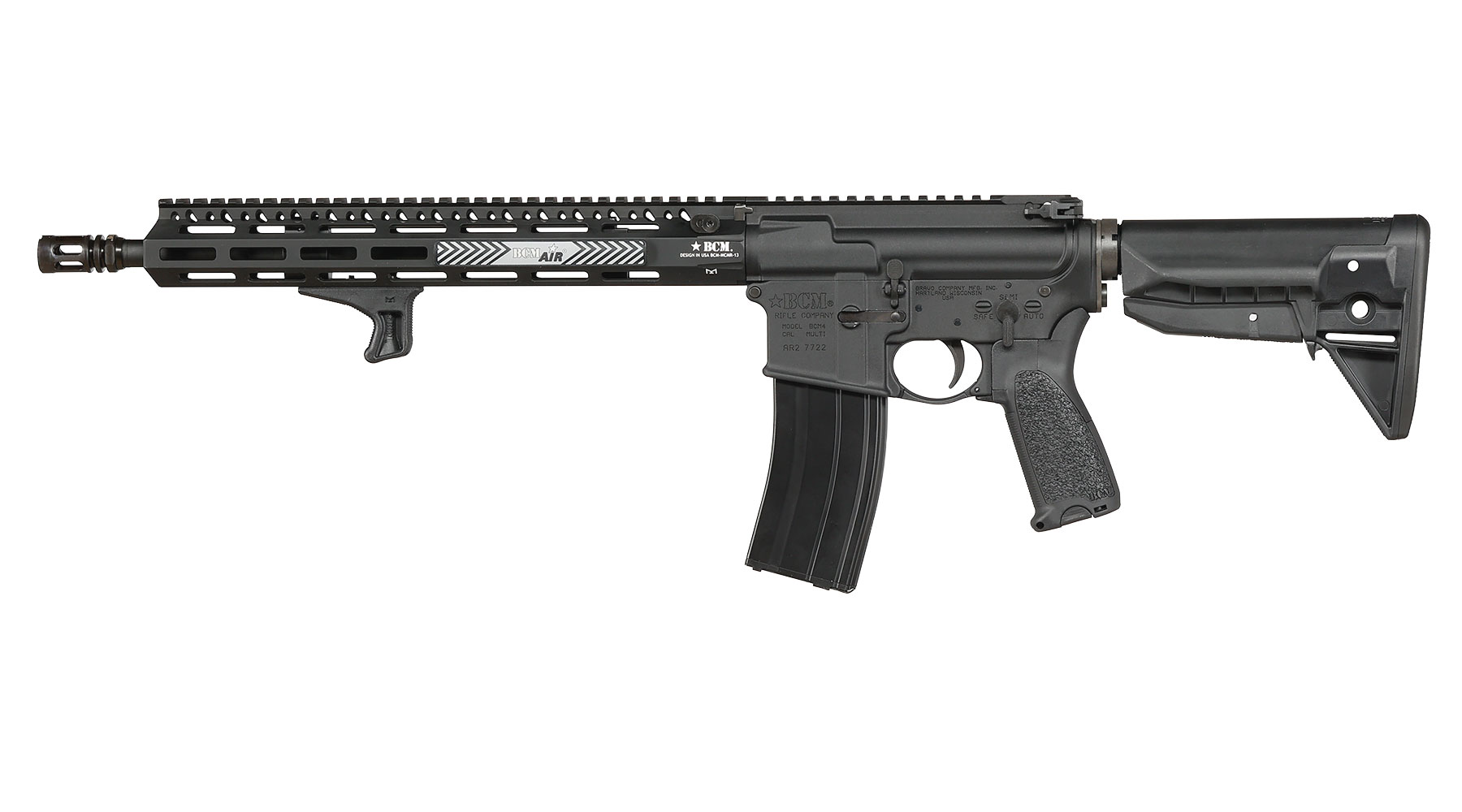 VFC BCM MK2 MCMR Carbine 14.5 Zoll Vollmetall Gas-Blow-Back 6mm BB schwarz - Deluxe Version Bild 2