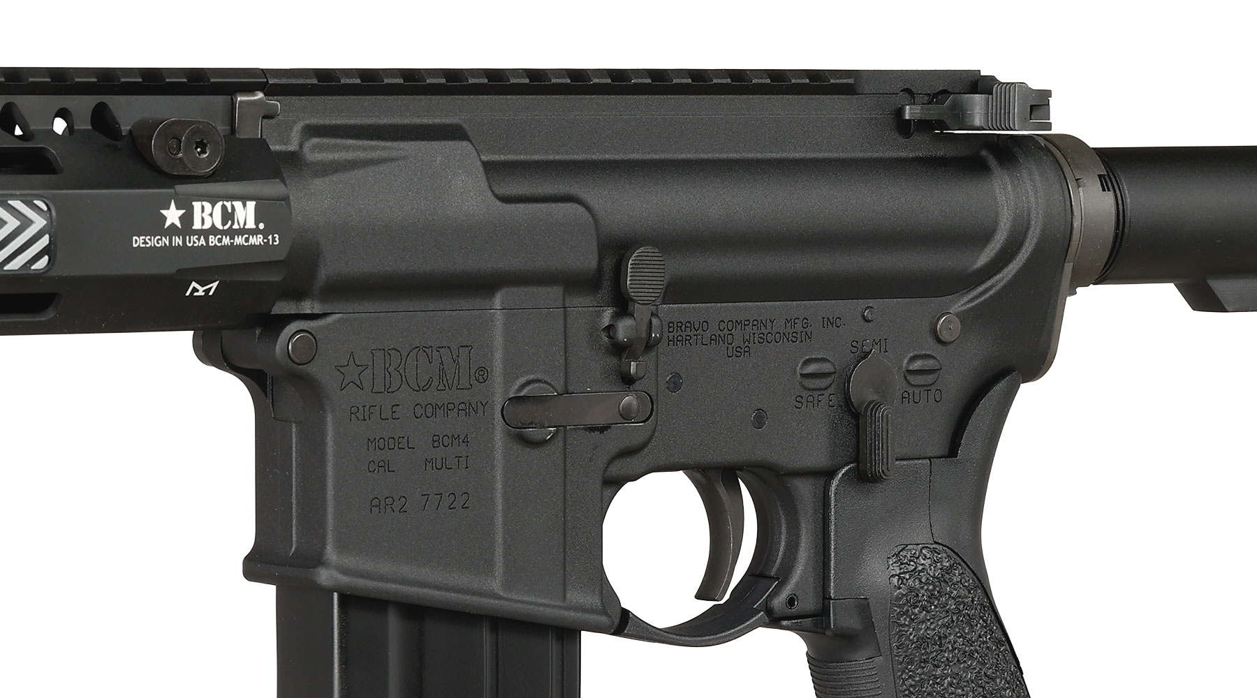 VFC BCM MK2 MCMR Carbine 14.5 Zoll Vollmetall Gas-Blow-Back 6mm BB schwarz - Deluxe Version Bild 8