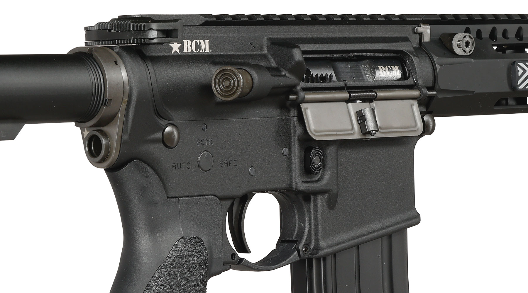 VFC BCM MK2 MCMR Carbine 14.5 Zoll Vollmetall Gas-Blow-Back 6mm BB schwarz - Deluxe Version Bild 9