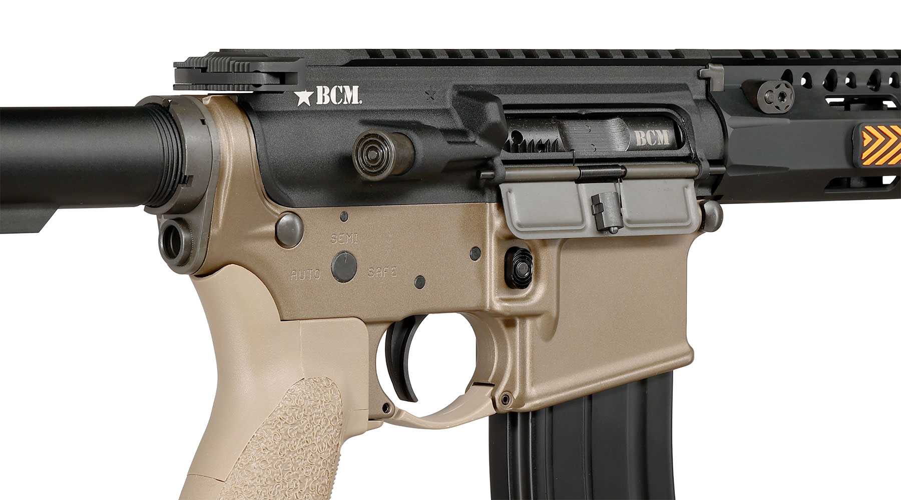 VFC BCM MK2 MCMR Carbine 14.5 Zoll Vollmetall Gas-Blow-Back 6mm BB Two Tone - Deluxe Version Bild 9