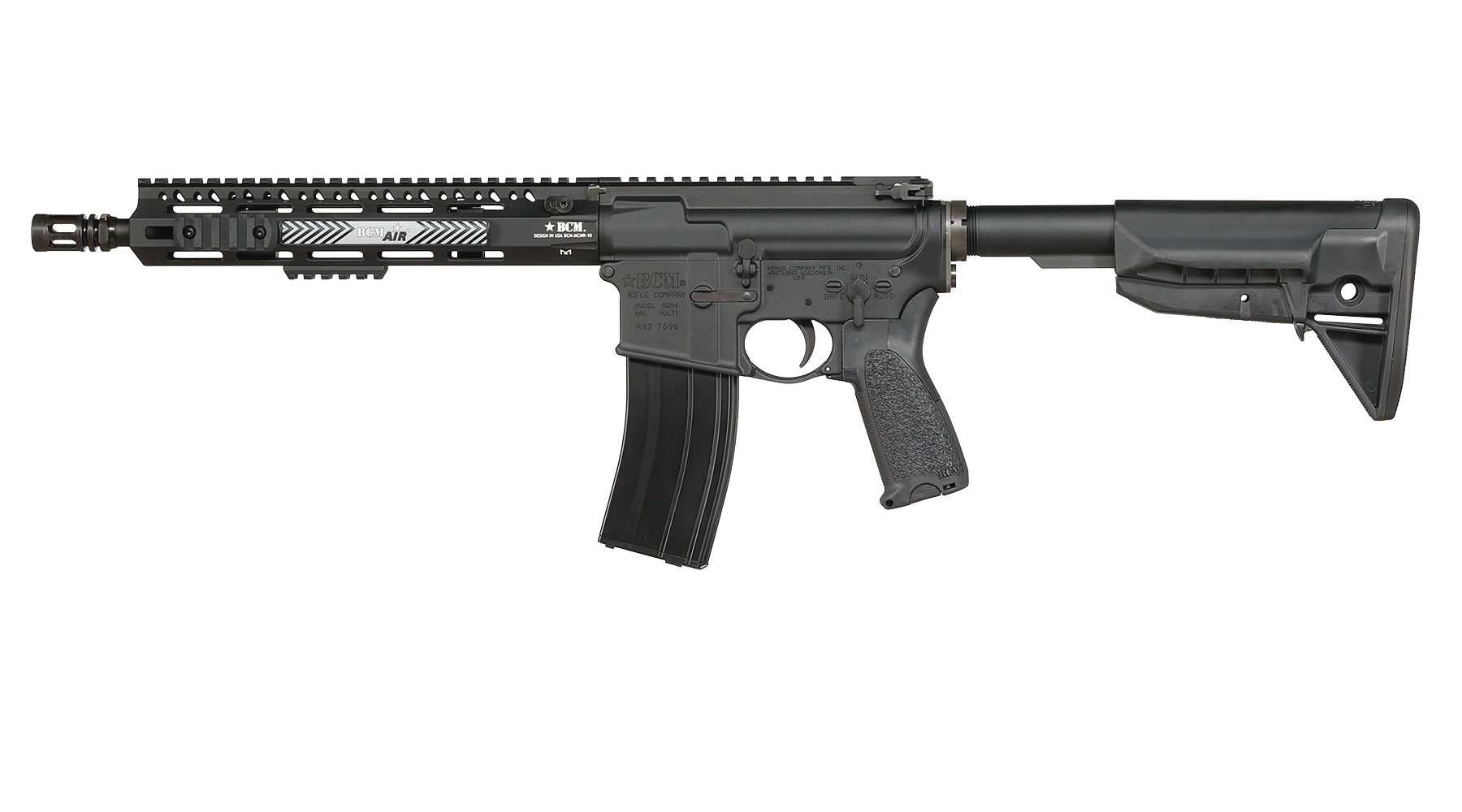 VFC BCM MK2 MCMR CQB 11.5 Zoll Vollmetall Gas-Blow-Back 6mm BB schwarz - Deluxe Version Bild 1