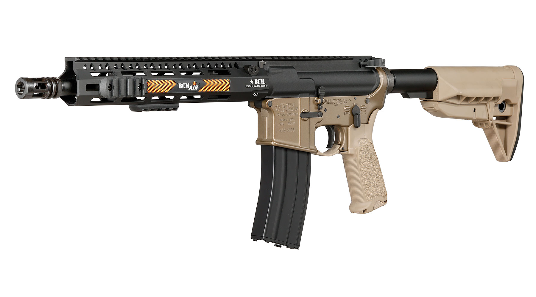 VFC BCM MK2 MCMR CQB 11.5 Zoll Vollmetall Gas-Blow-Back 6mm BB Two Tone - Deluxe Version