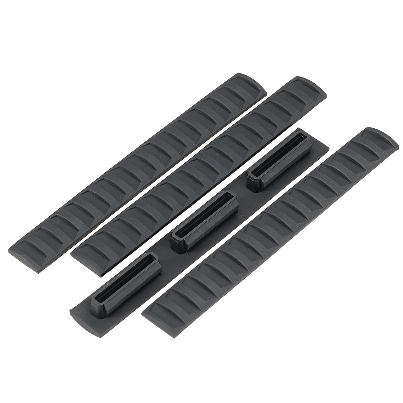 Amarok Sports M-LOK Soft Gummi Rail Cover Set 3 Panels (4 Stck) schwarz Bild 1