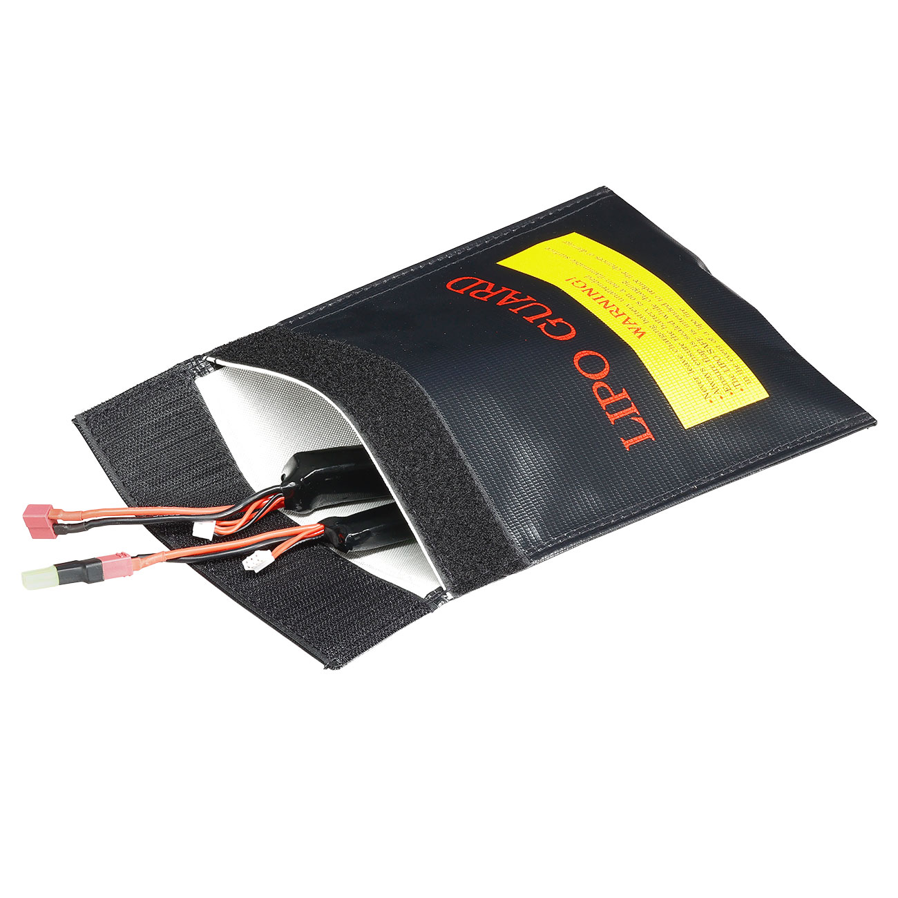 8Fields Premium LiPo Safety Bag Medium 18 x 23 cm Feuerfeste Sicherheitstasche schwarz Bild 4