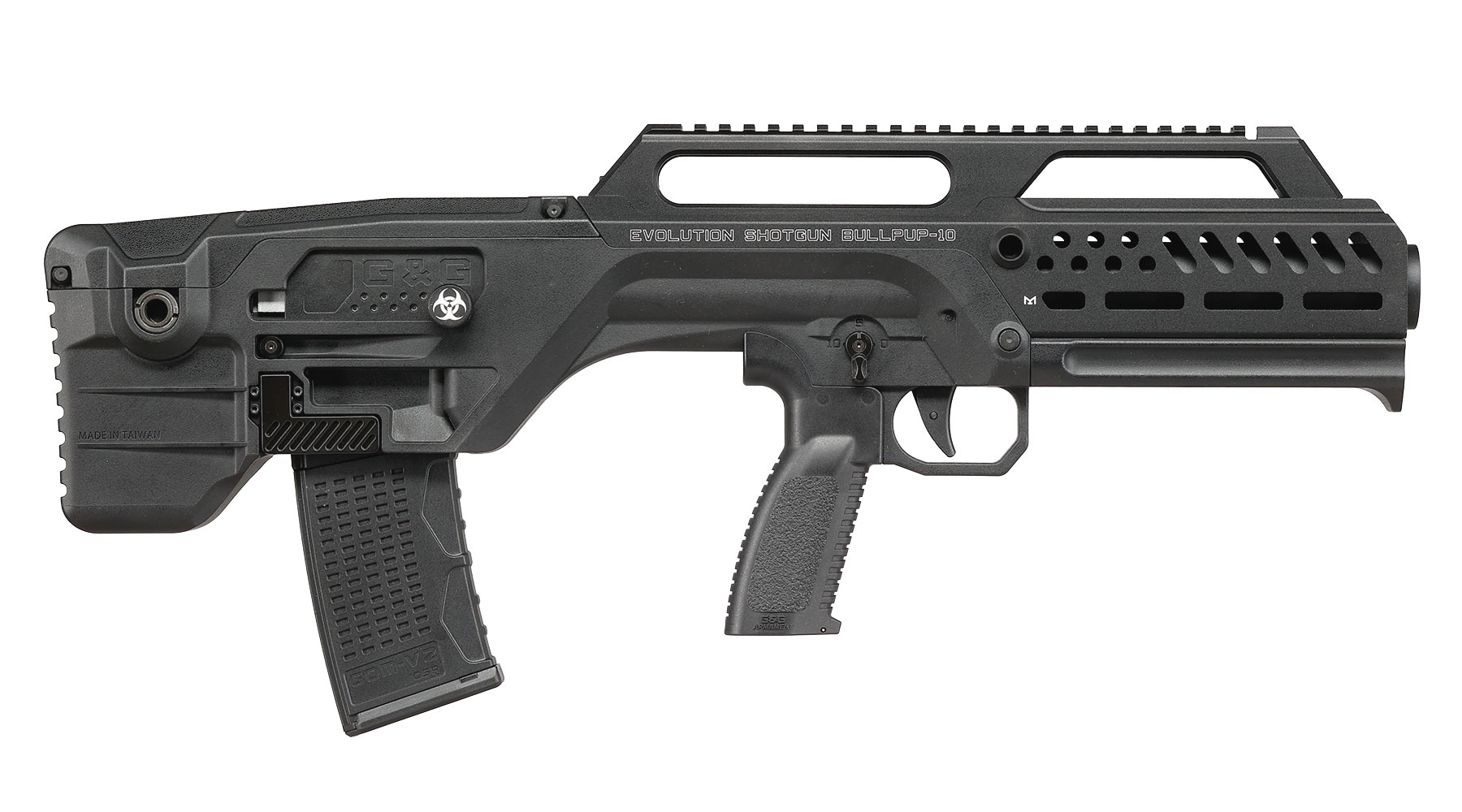 G&G ESG B-10 NBB Gas Shotgun 6mm BB schwarz Bild 2