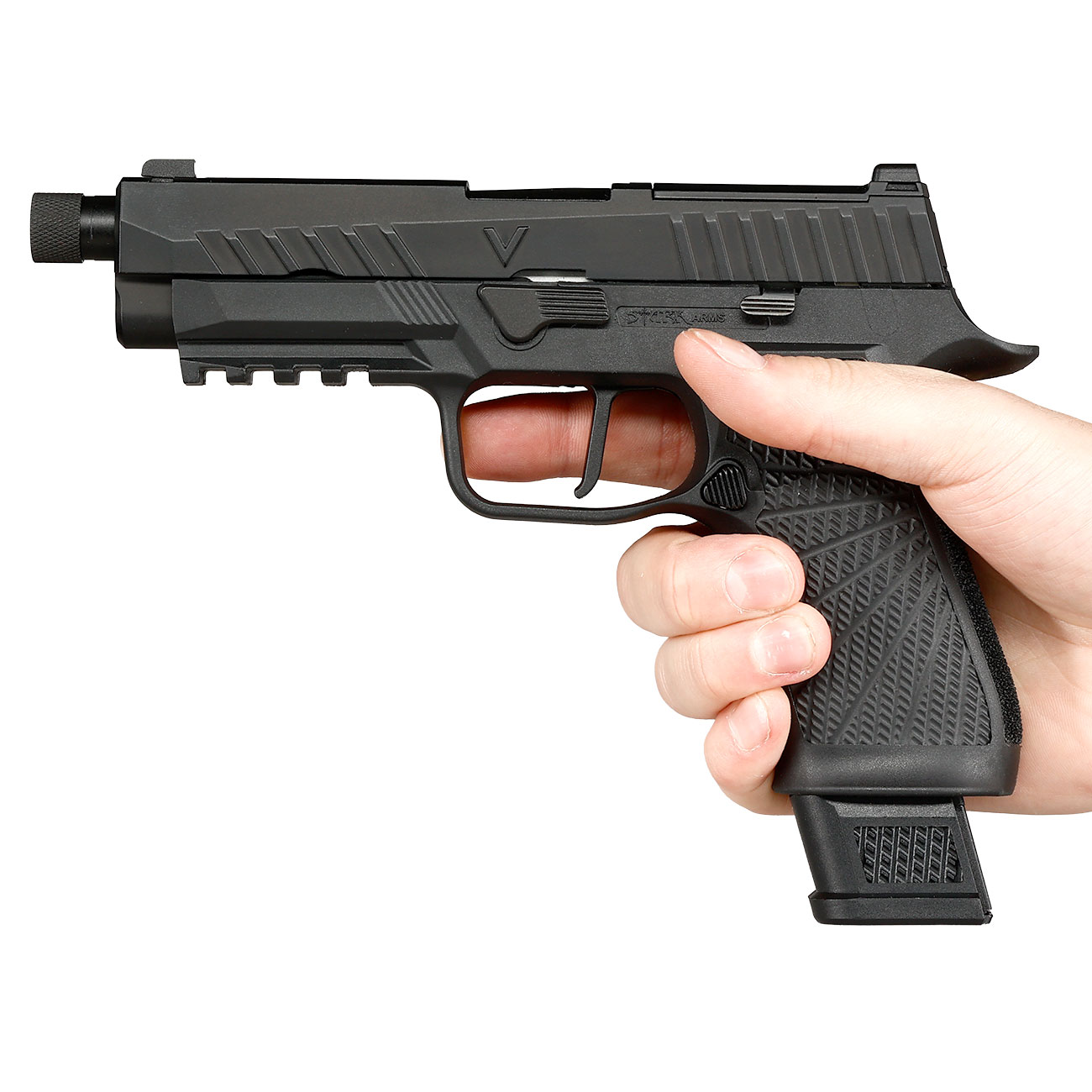 VFC / Stark Arms SA320 Tactical mit Metallschlitten GBB 6mm BB schwarz Bild 3