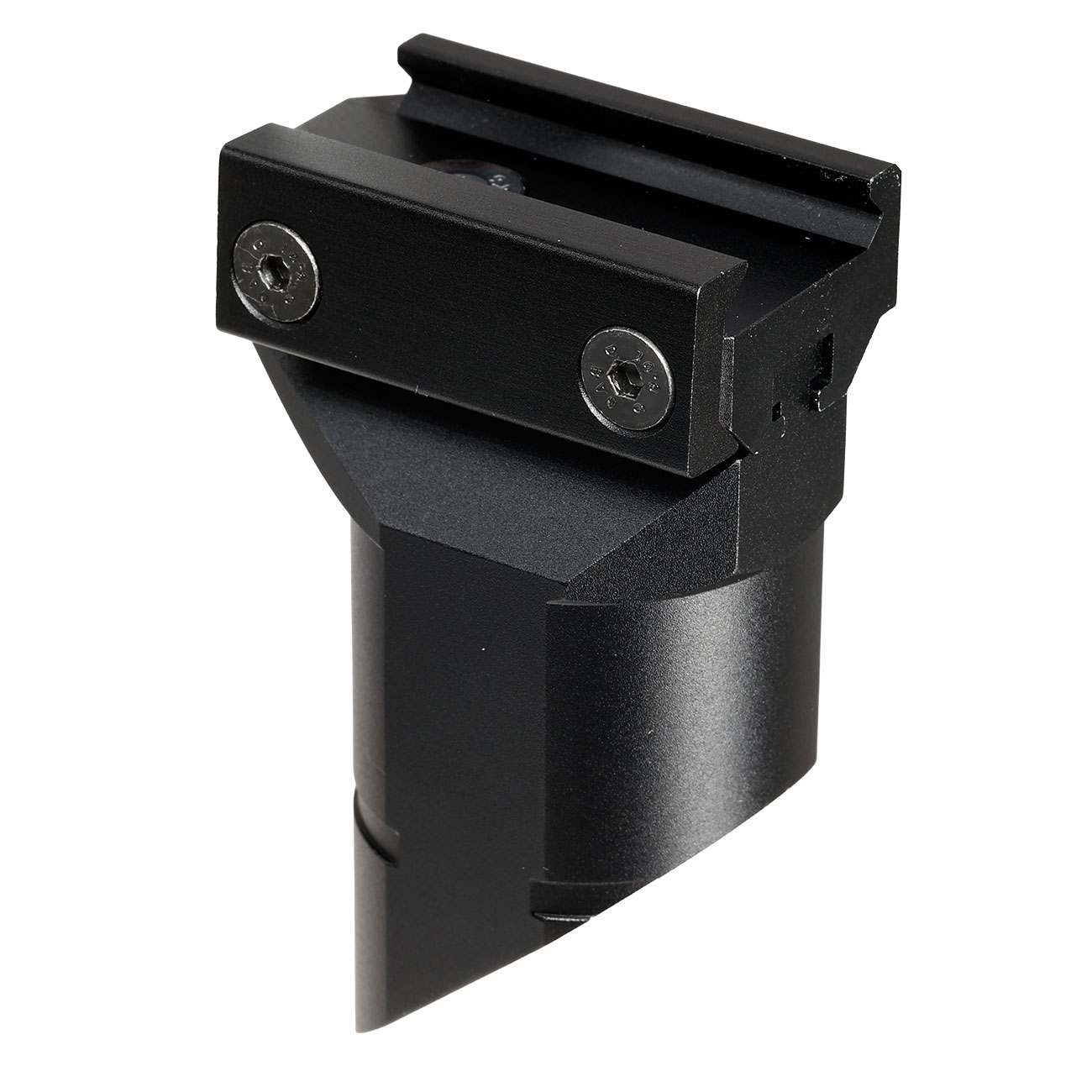 5KU CNC Aluminium Short Tactical PK-6 Russian Frontgriff f. 20 - 22 mm Schienen schwarz Bild 3