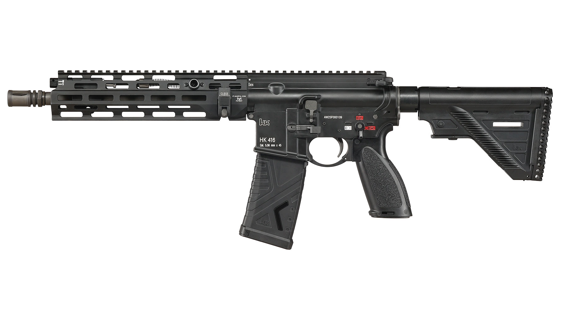Heckler & Koch HK416 A5 M-LOK Airsoft Vollmetall Gas-Blow-Back 6mm BB schwarz - Standard Version Bild 2