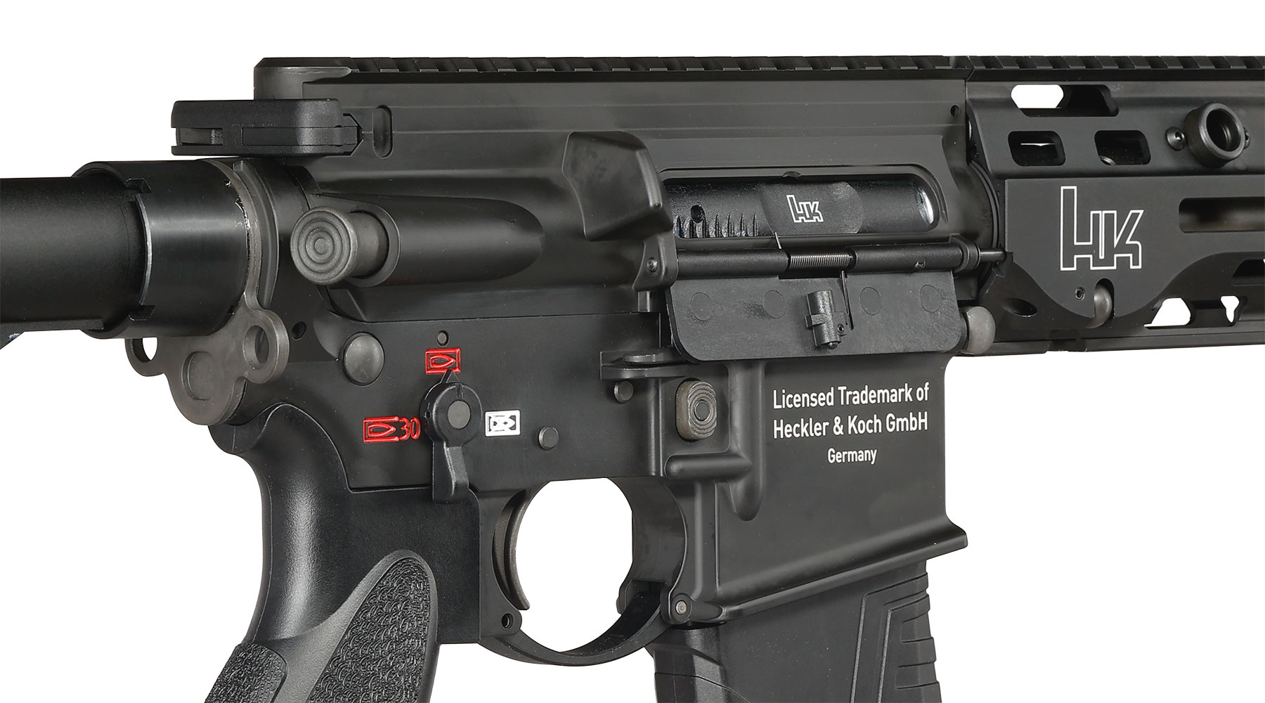 Heckler & Koch HK416 A5 M-LOK Airsoft Vollmetall Gas-Blow-Back 6mm BB schwarz - Standard Version Bild 9