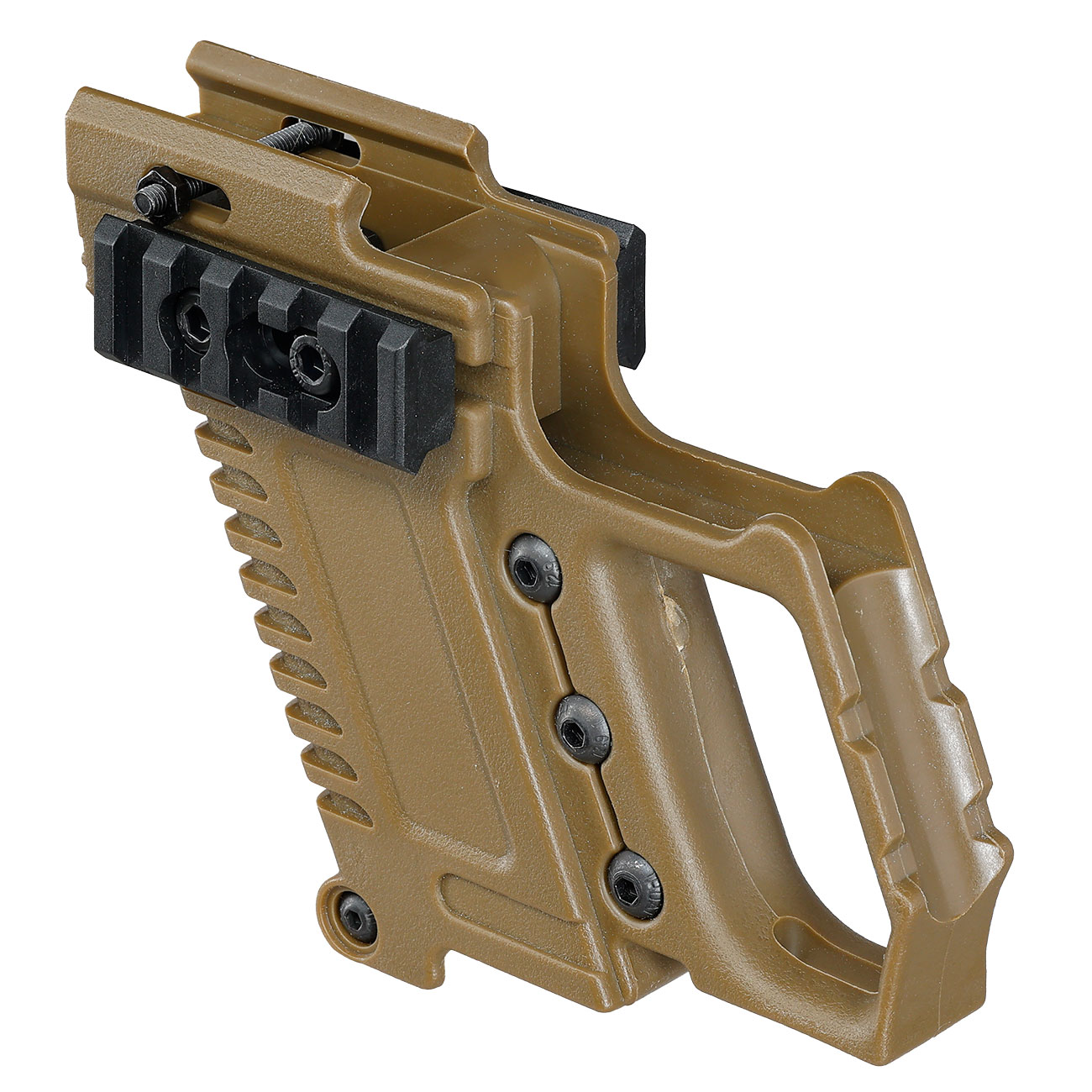 WoSport Pistol Carbine Kit fr G17 / G18 / G22 / G34 GBB Pistolen tan Bild 3