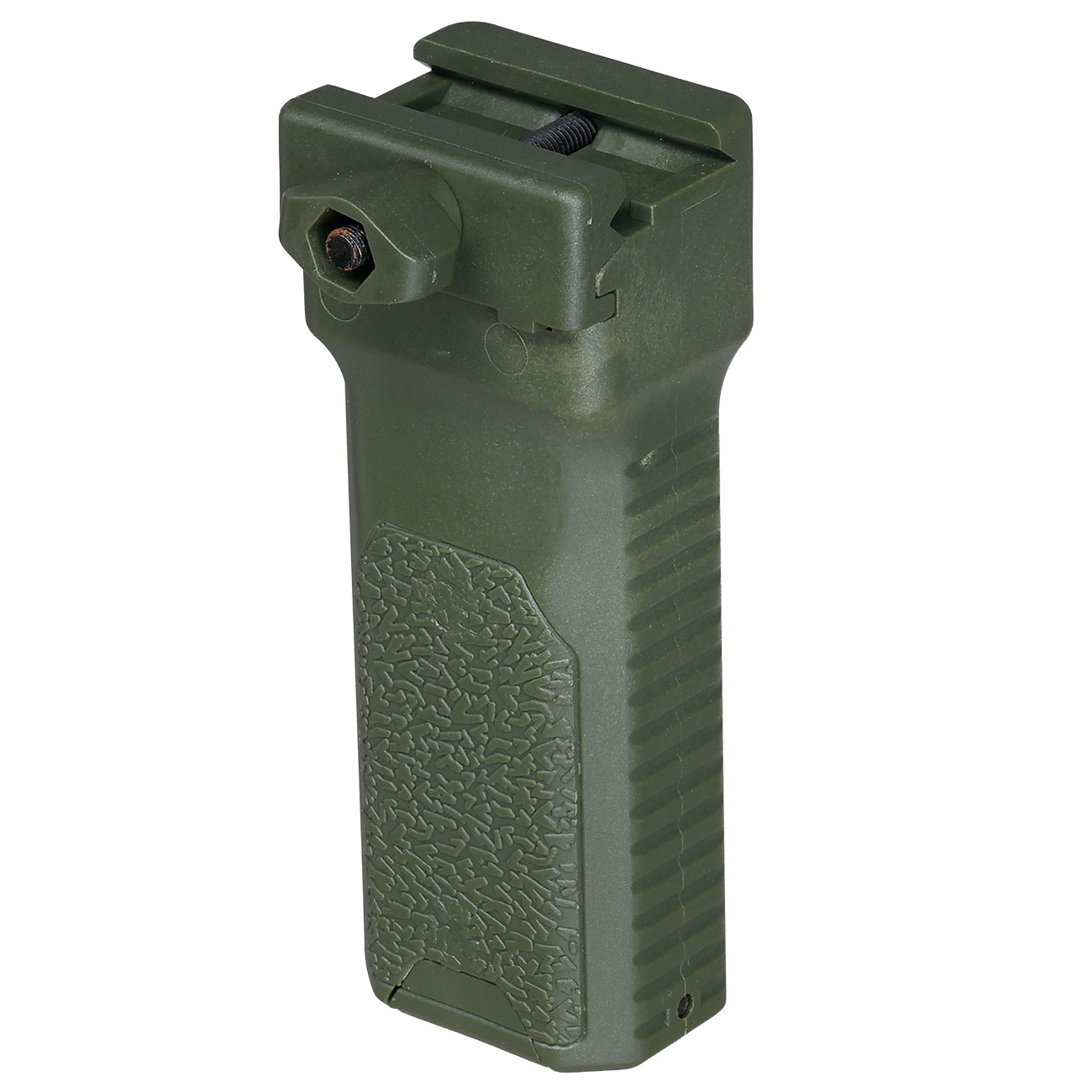 WoSport Tactical Bipod Frontgriff 2.0 mit integriertem Zweibein f. 20 - 22mm Schienen oliv Bild 2