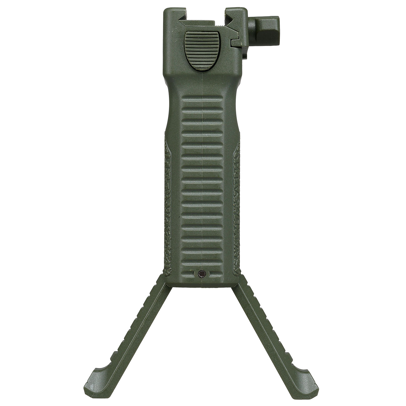 WoSport Tactical Bipod Frontgriff 2.0 mit integriertem Zweibein f. 20 - 22mm Schienen oliv Bild 9