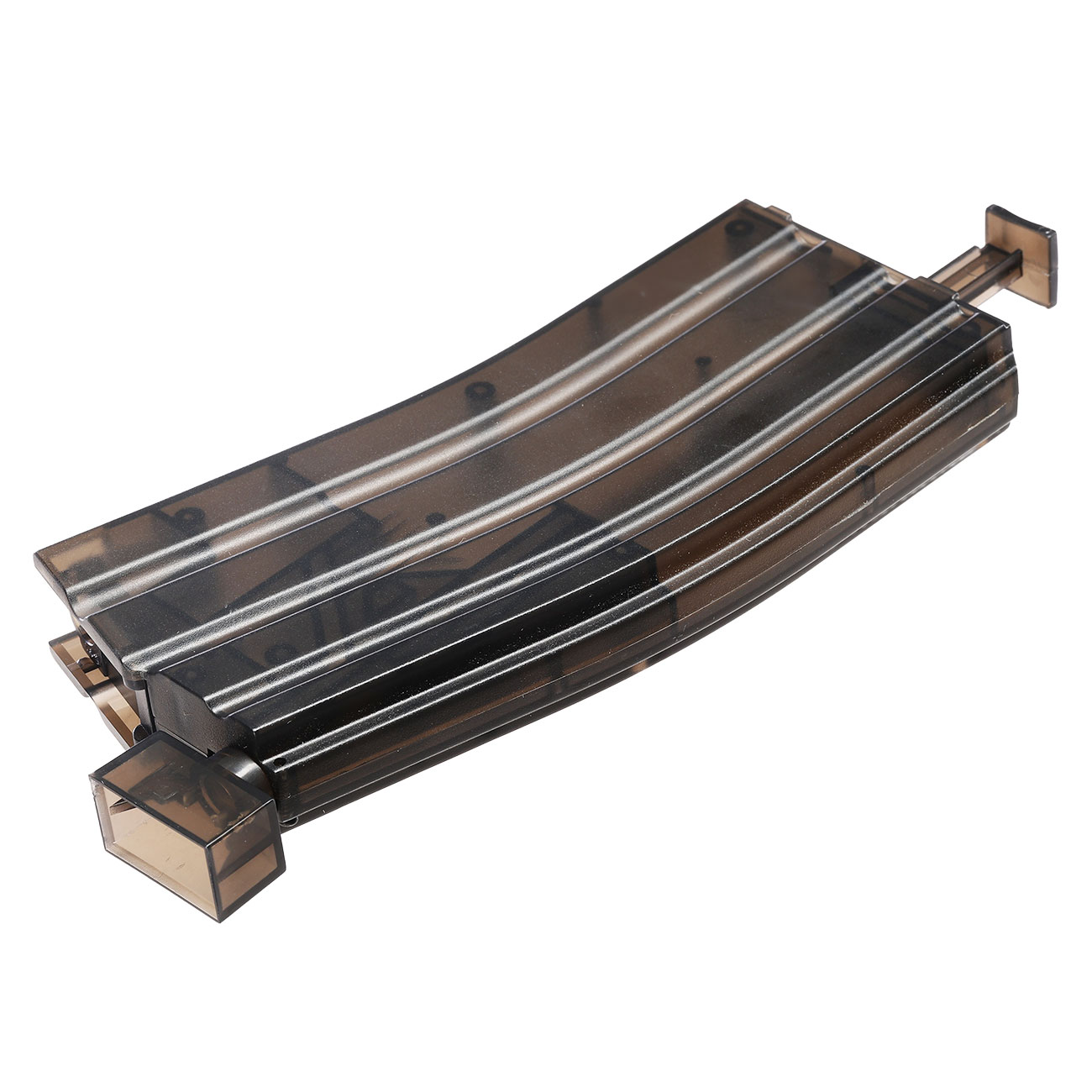 Delta Armory M4 Magazin Style Speedloader fr 470 BBs rauch-transparent Bild 1