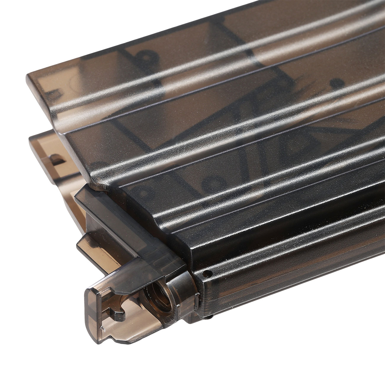 Delta Armory M4 Magazin Style Speedloader fr 470 BBs rauch-transparent Bild 8