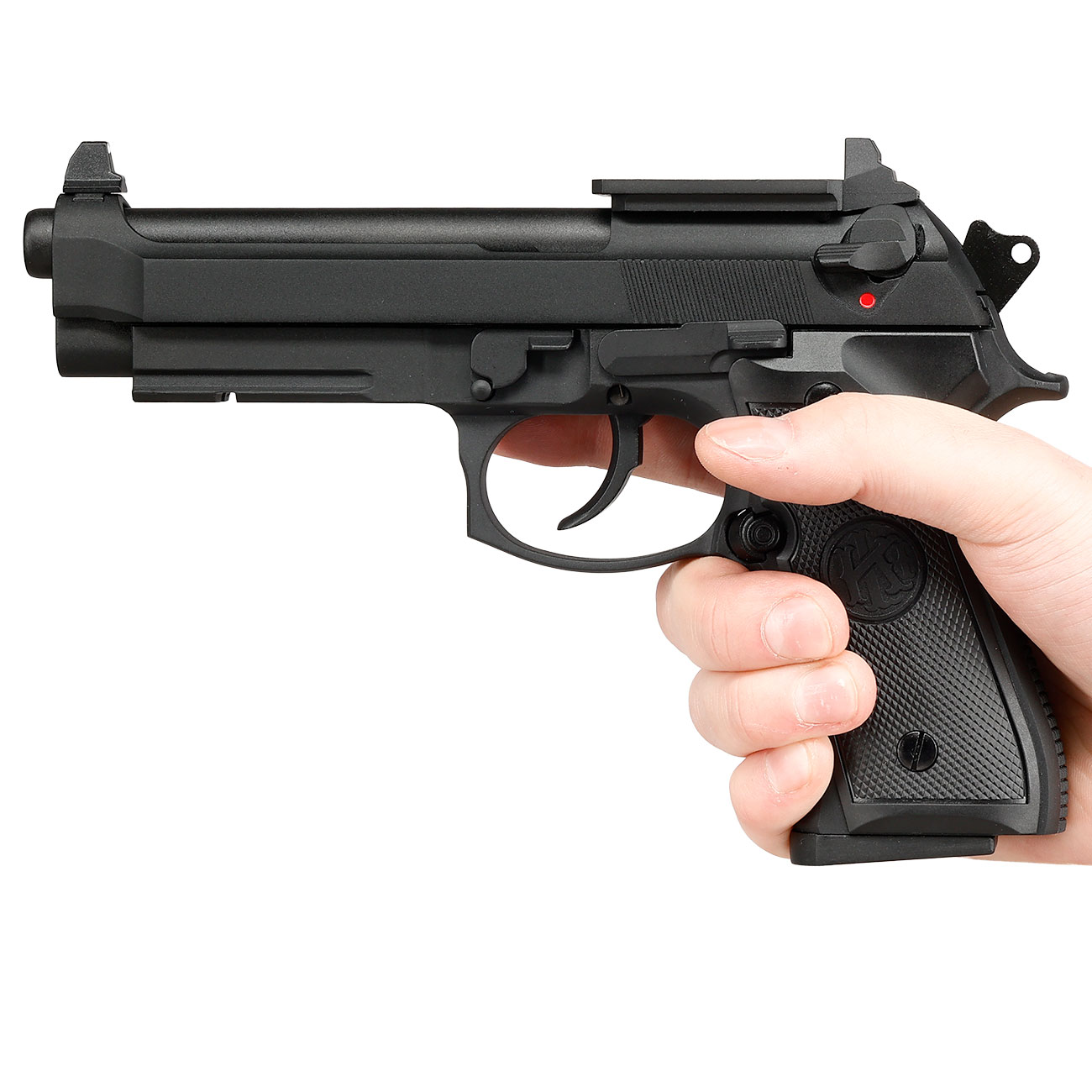 KLI M92A1 Optic Ready Vollmetall GBB 6mm BB schwarz Bild 3