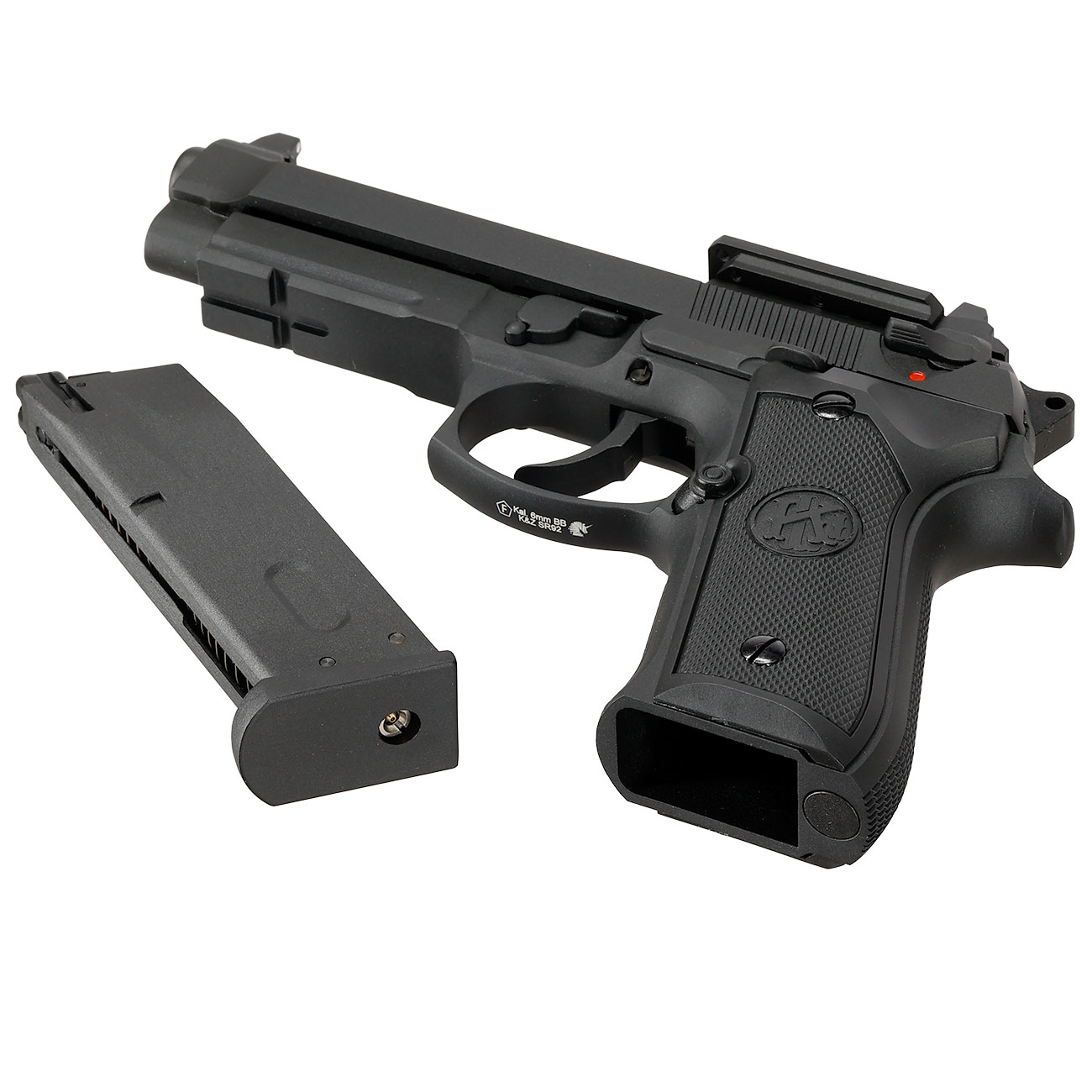 KLI M92A1 Optic Ready Vollmetall GBB 6mm BB schwarz Bild 7