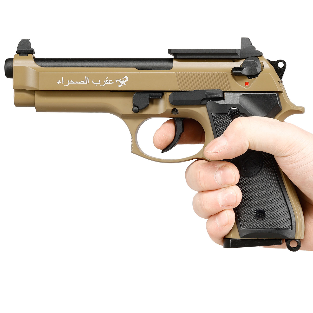 KLI M92 Optic Ready Sahara Limited Edition Vollmetall GBB 6mm BB Desert Tan Bild 11