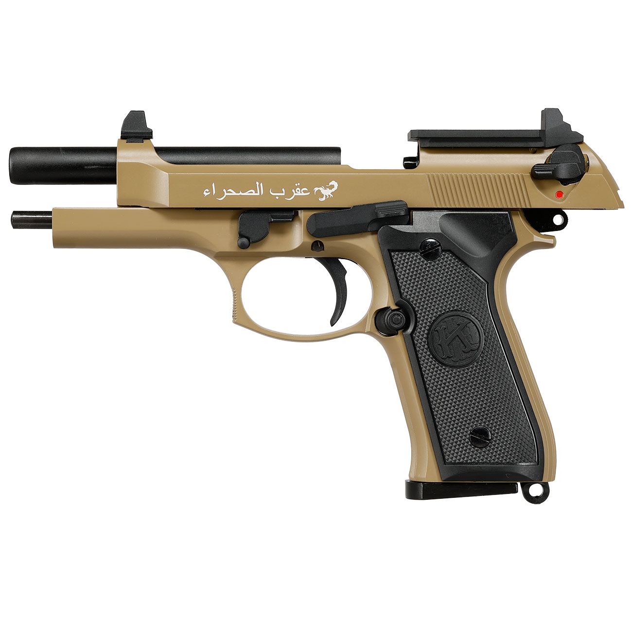 KLI M92 Optic Ready Sahara Limited Edition Vollmetall GBB 6mm BB Desert Tan Bild 4