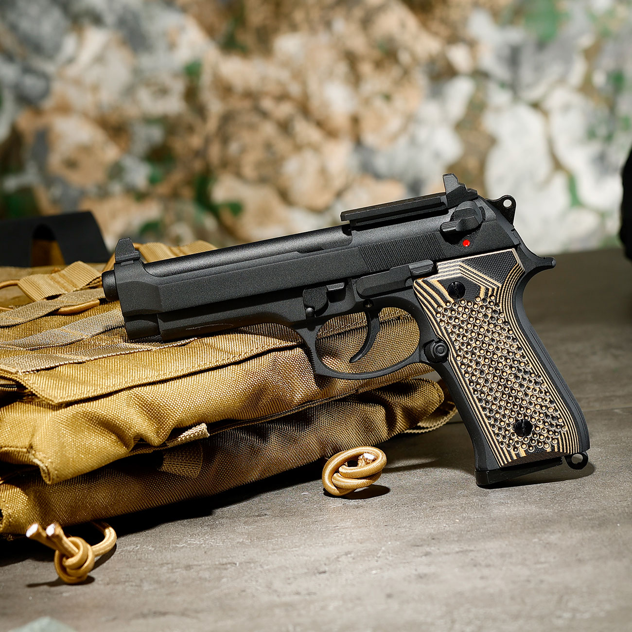 KLI M92 Optic Ready Vollmetall GBB 6mm BB schwarz - G10 Grip Edition Bild 1