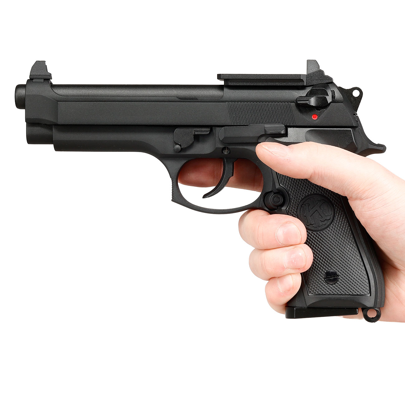 KLI M92 Optic Ready Vollmetall GBB 6mm BB schwarz Bild 3