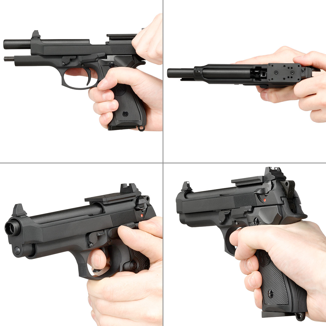 KLI M92 Optic Ready Vollmetall GBB 6mm BB schwarz Bild 8