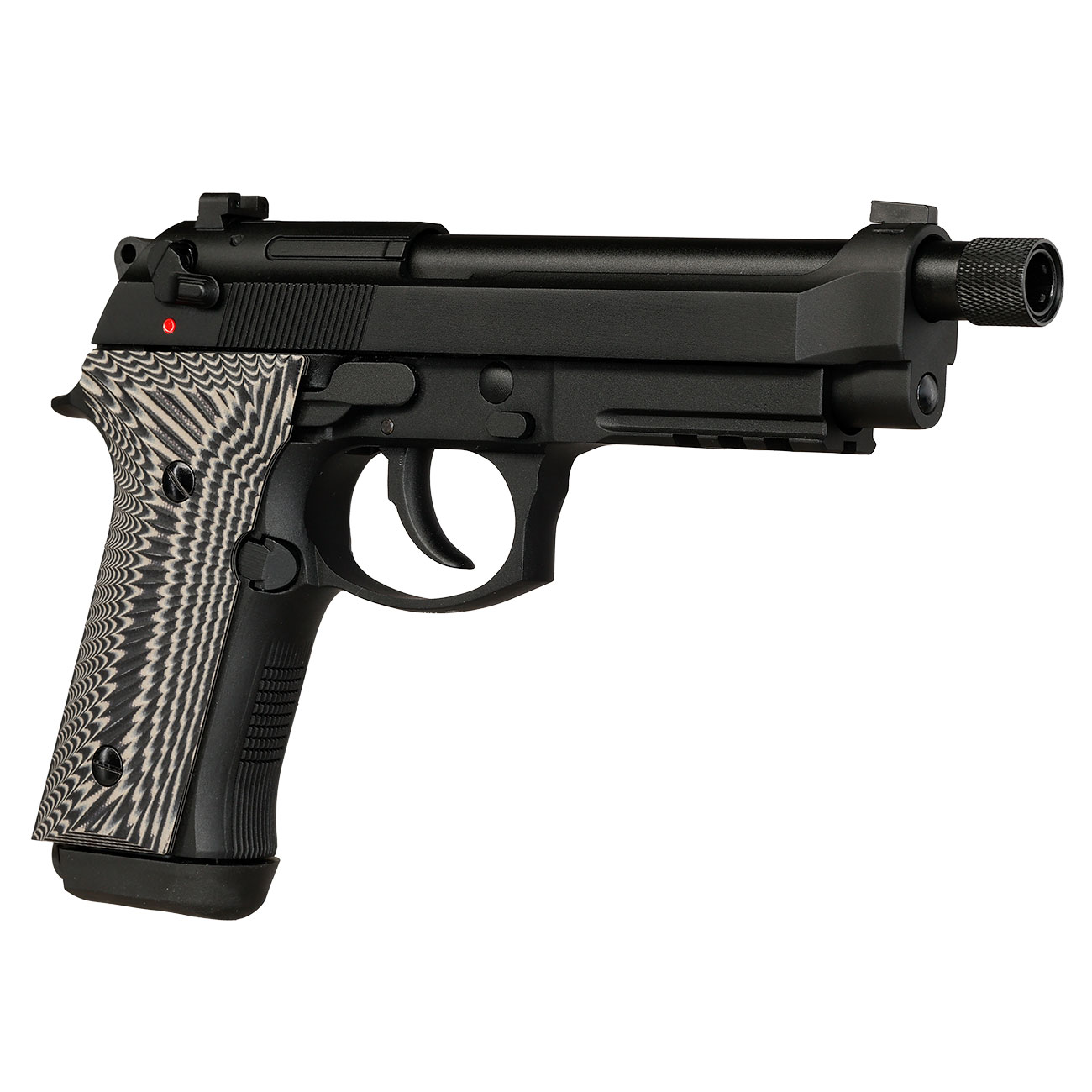 KLI M92A3 Vollmetall GBB 6mm BB schwarz - G10 Grip Edition Bild 9