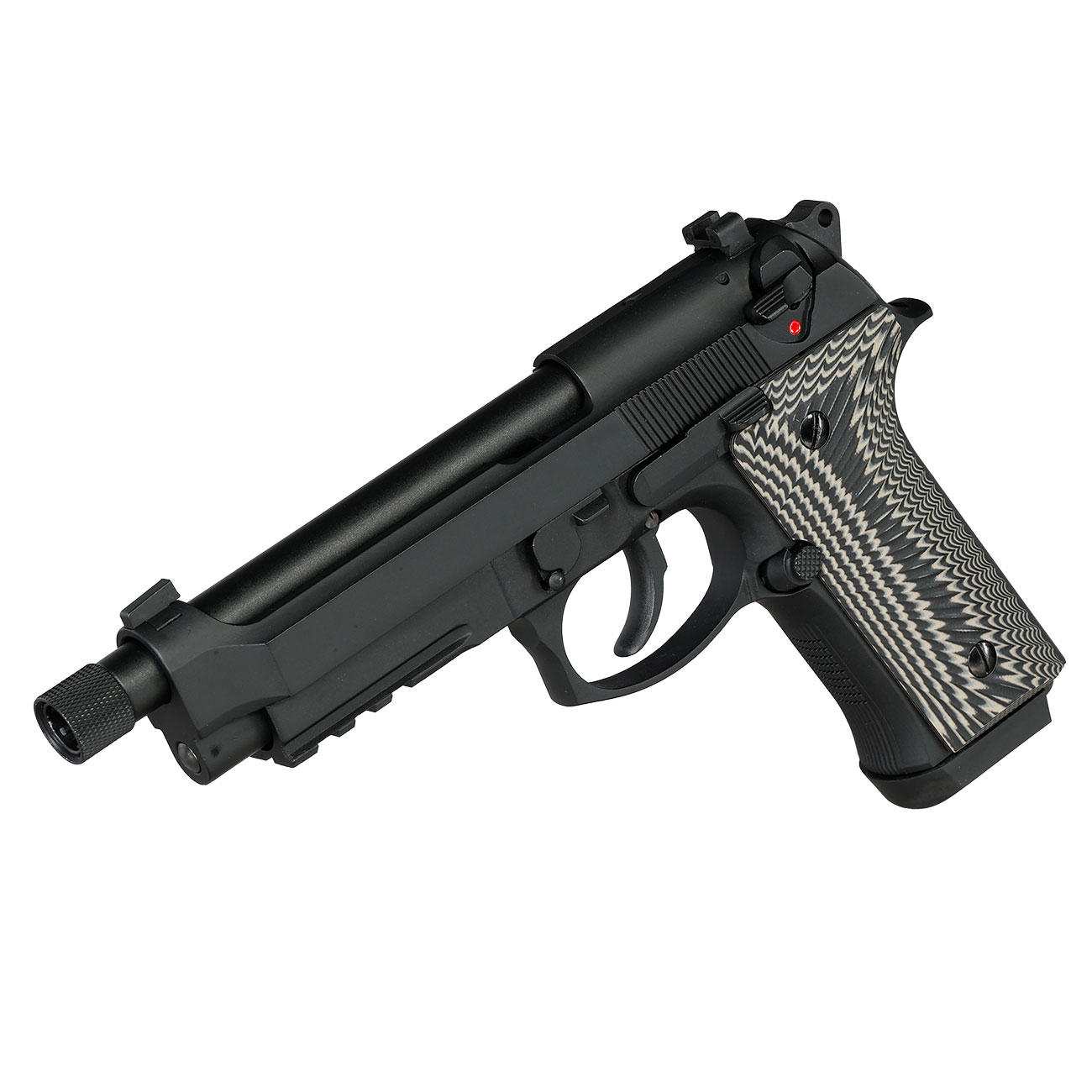 KLI M92A3 Vollmetall GBB 6mm BB schwarz - G10 Grip Edition Bild 10