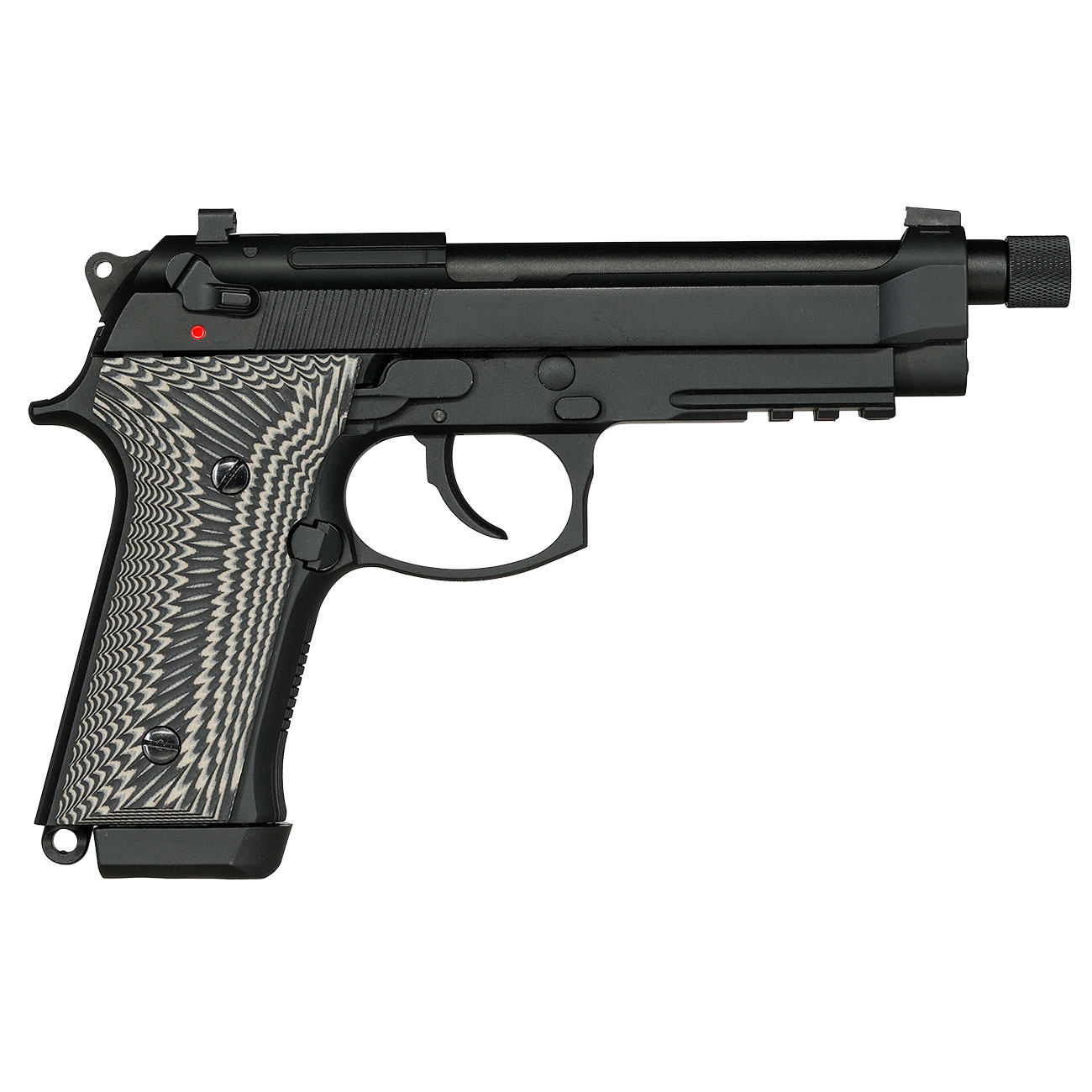 KLI M92A3 Vollmetall GBB 6mm BB schwarz - G10 Grip Edition Bild 5