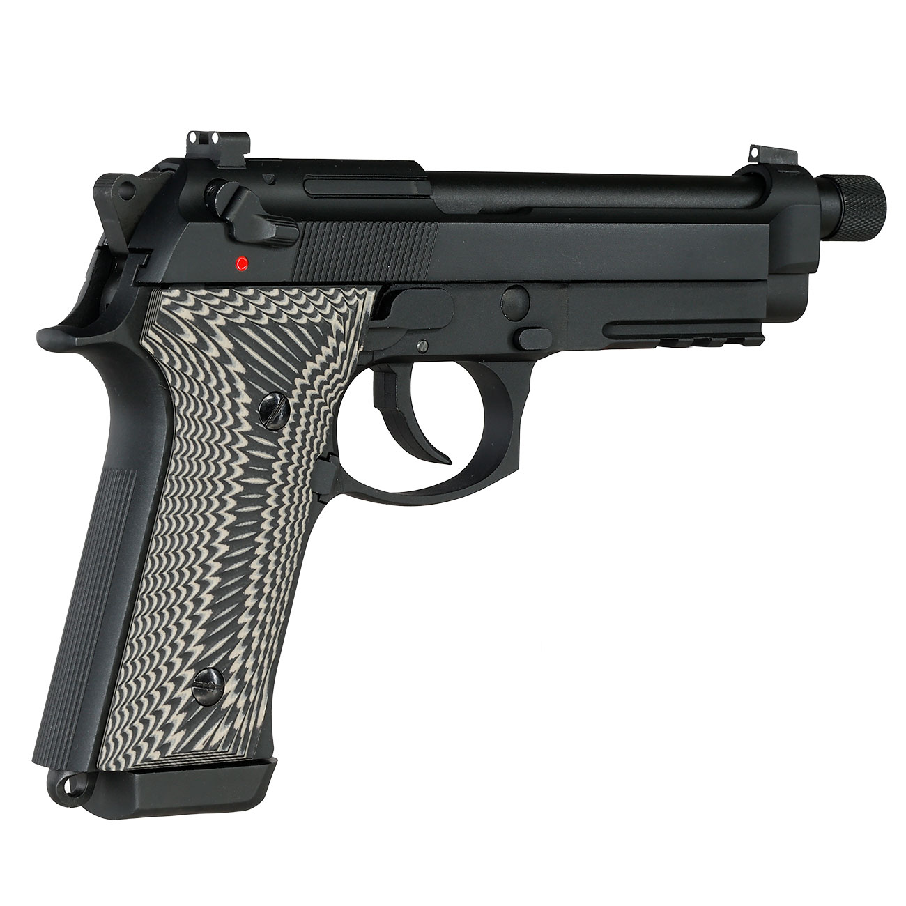 KLI M92A3 Vollmetall GBB 6mm BB schwarz - G10 Grip Edition Bild 6