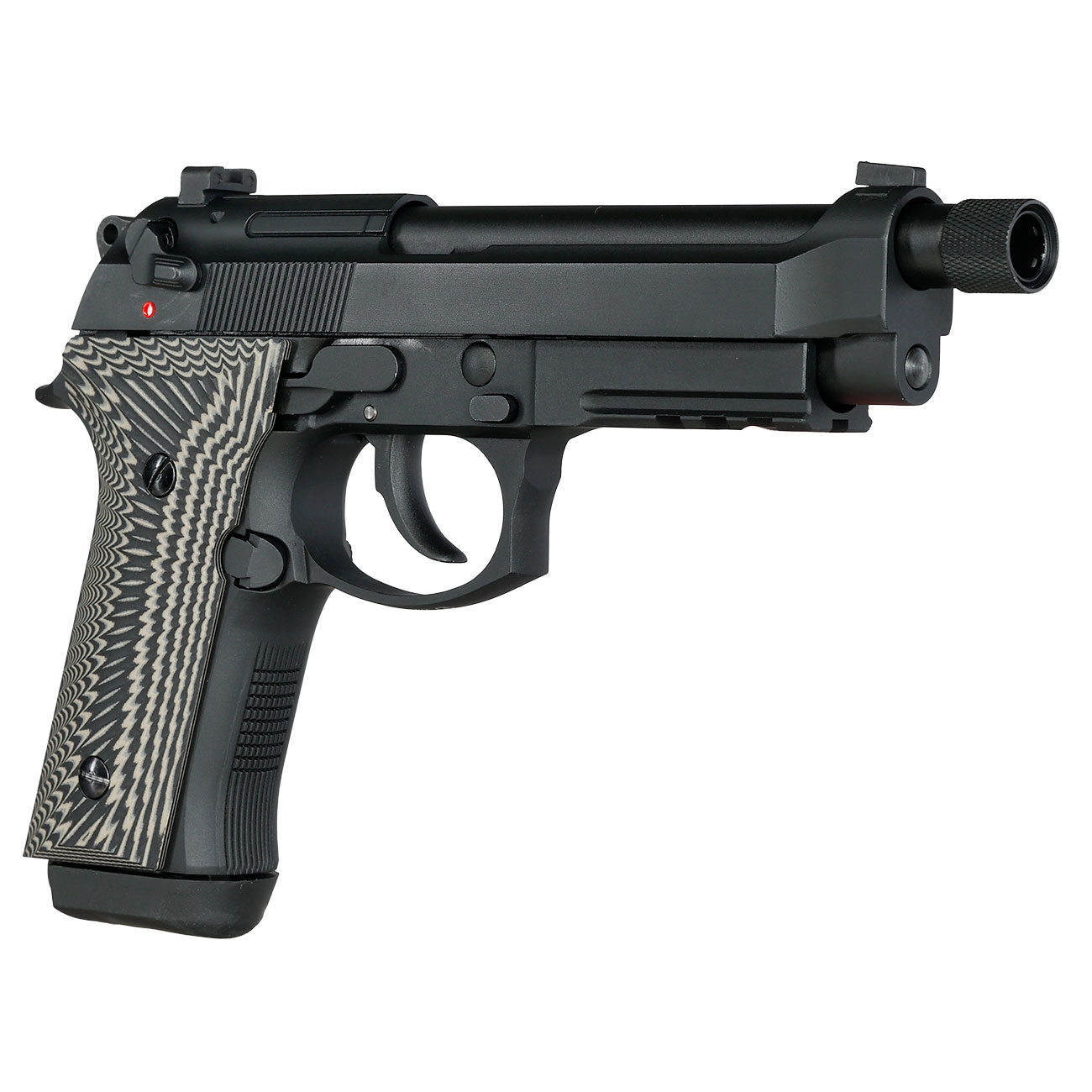 KLI M92A3 Vollmetall GBB 6mm BB schwarz - G10 Grip Edition Bild 9