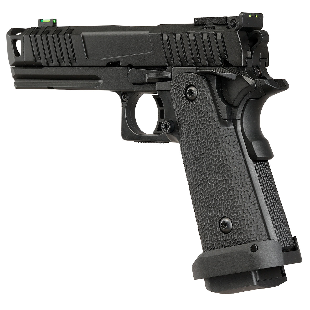 KLI Hi-Capa 4.3 Troika MK1 Vollmetall GBB 6mm BB schwarz Bild 10