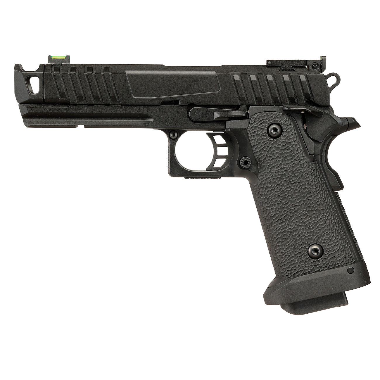 KLI Hi-Capa 4.3 Troika MK1 Vollmetall GBB 6mm BB schwarz Bild 2
