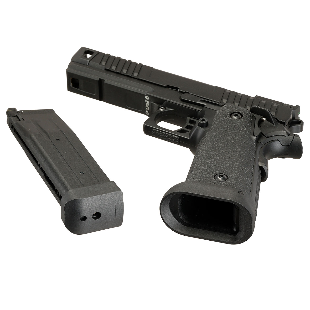 KLI Hi-Capa 4.3 Troika MK1 Vollmetall GBB 6mm BB schwarz Bild 7