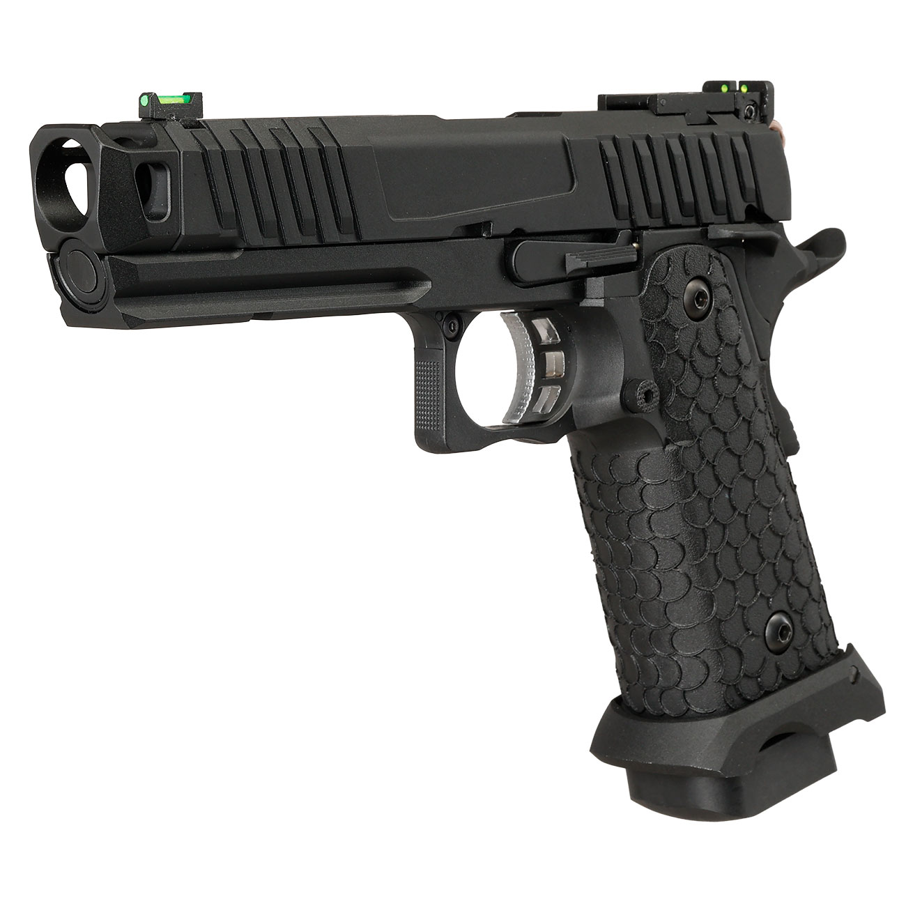 KLI Hi-Capa 4.3 Troika MK2 Vollmetall GBB 6mm BB schwarz