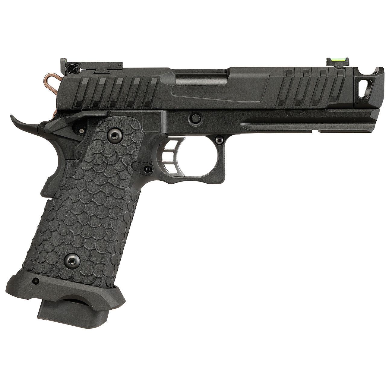 KLI Hi-Capa 4.3 Troika MK2 Vollmetall GBB 6mm BB schwarz Bild 5