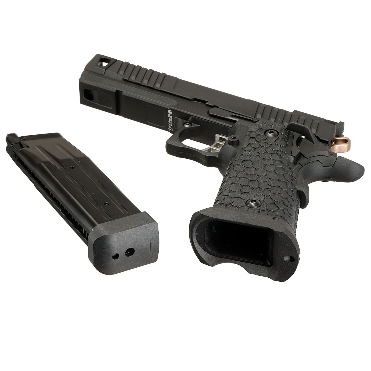 KLI Hi-Capa 4.3 Troika MK2 Vollmetall GBB 6mm BB schwarz Bild 7