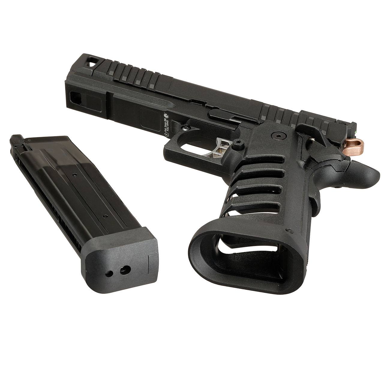 KLI Hi-Capa 4.3 Troika MK3 Vollmetall GBB 6mm BB schwarz Bild 7