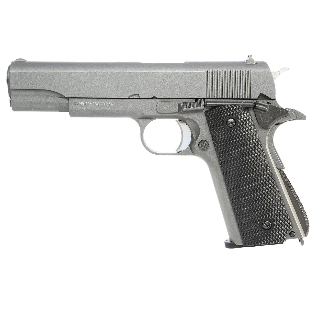 Ersatzteilset Well M1911A1 Vollmetall CO2 Blowback 6mm BB grau inkl. Koffer Bild 1