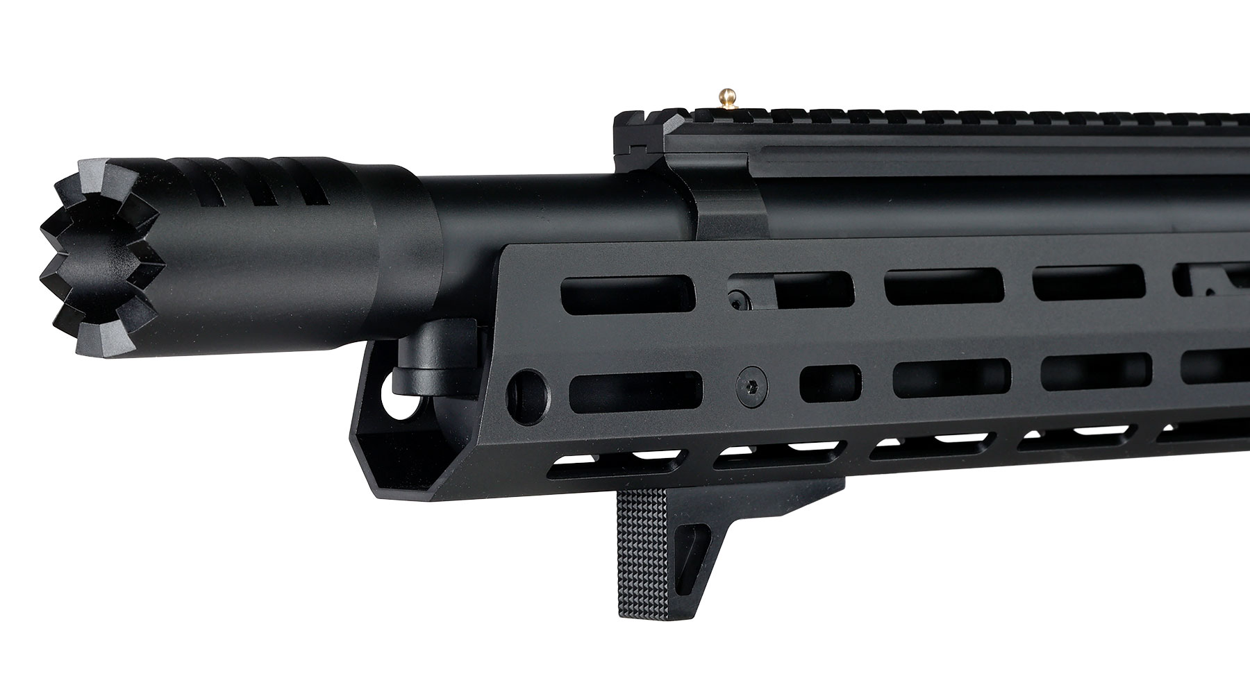 Golden Eagle M1887 Tactical Shorty Gas Lever Action mit Hlsenauswurf 6mm BB schwarz - Echtholz Version Bild 7