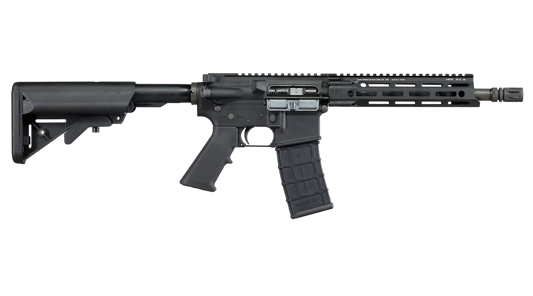 GHK Daniel Defense DDM4 V7 10,3 Zoll MFR 9.0 Vollmetall Gas-Blow-Back 6mm BB schwarz - Version 3 Bild 2