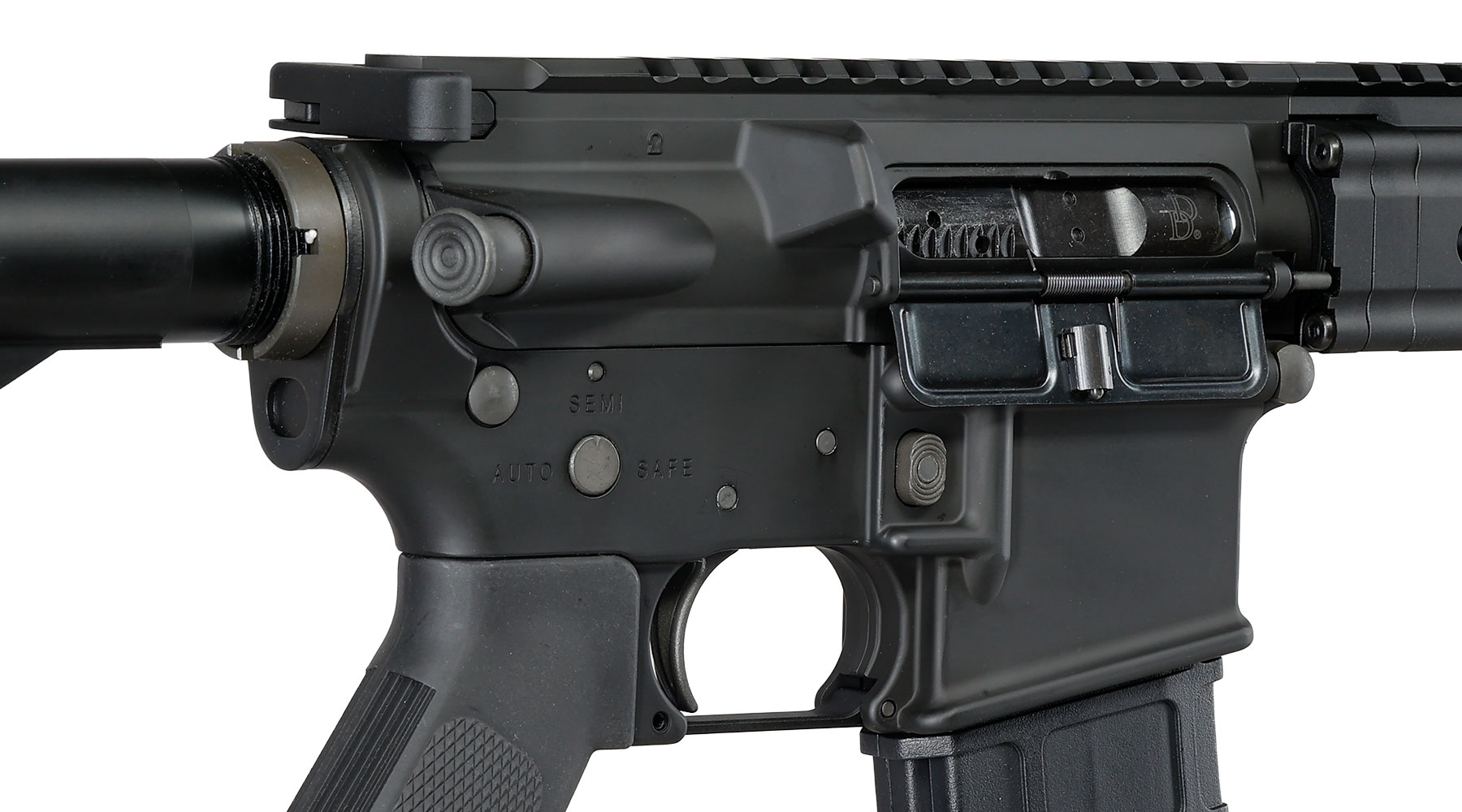 GHK Daniel Defense DDM4 V7 10,3 Zoll MFR 9.0 Vollmetall Gas-Blow-Back 6mm BB schwarz - Version 3 Bild 8