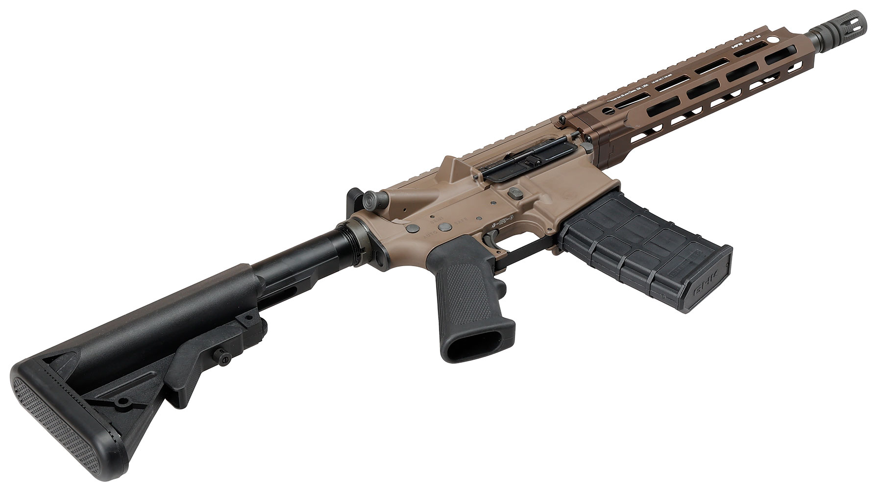 GHK Daniel Defense DDM4 V7 10,3 Zoll MFR 9.0 Vollmetall Gas-Blow-Back 6mm BB tan - Version 3 Bild 5