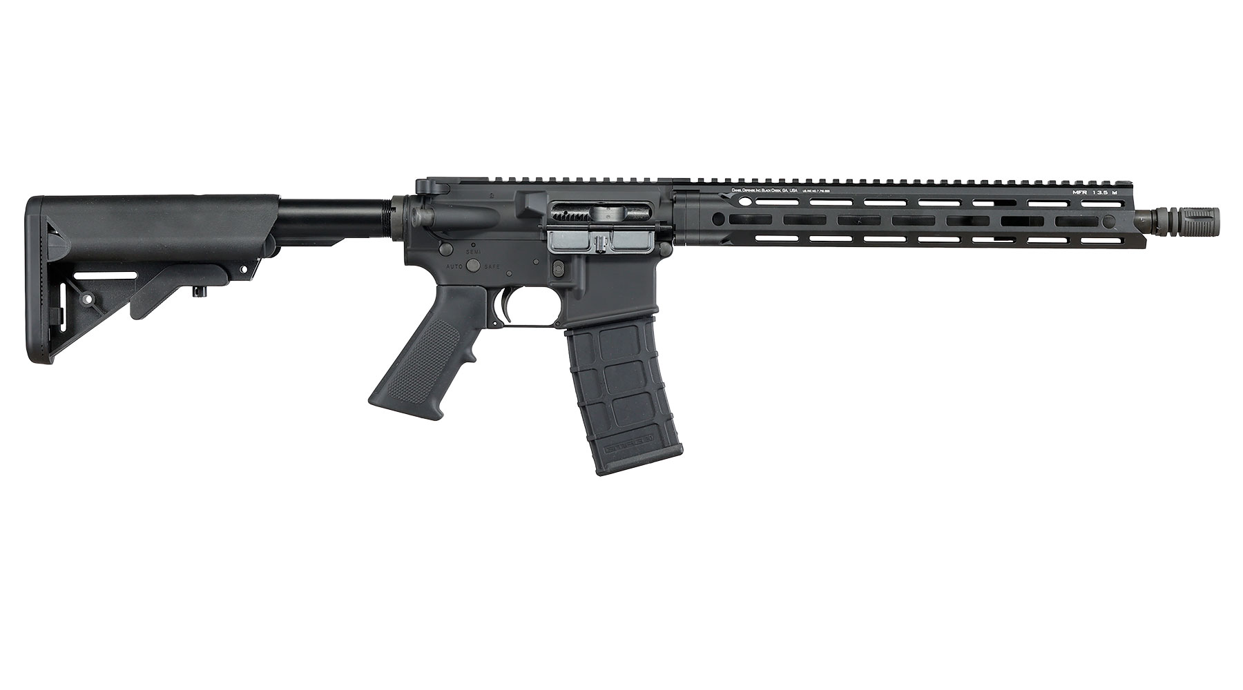 GHK Daniel Defense DDM4 V7 14,5 Zoll MFR 13.5 Vollmetall Gas-Blow-Back 6mm BB schwarz - Version 3 Bild 2