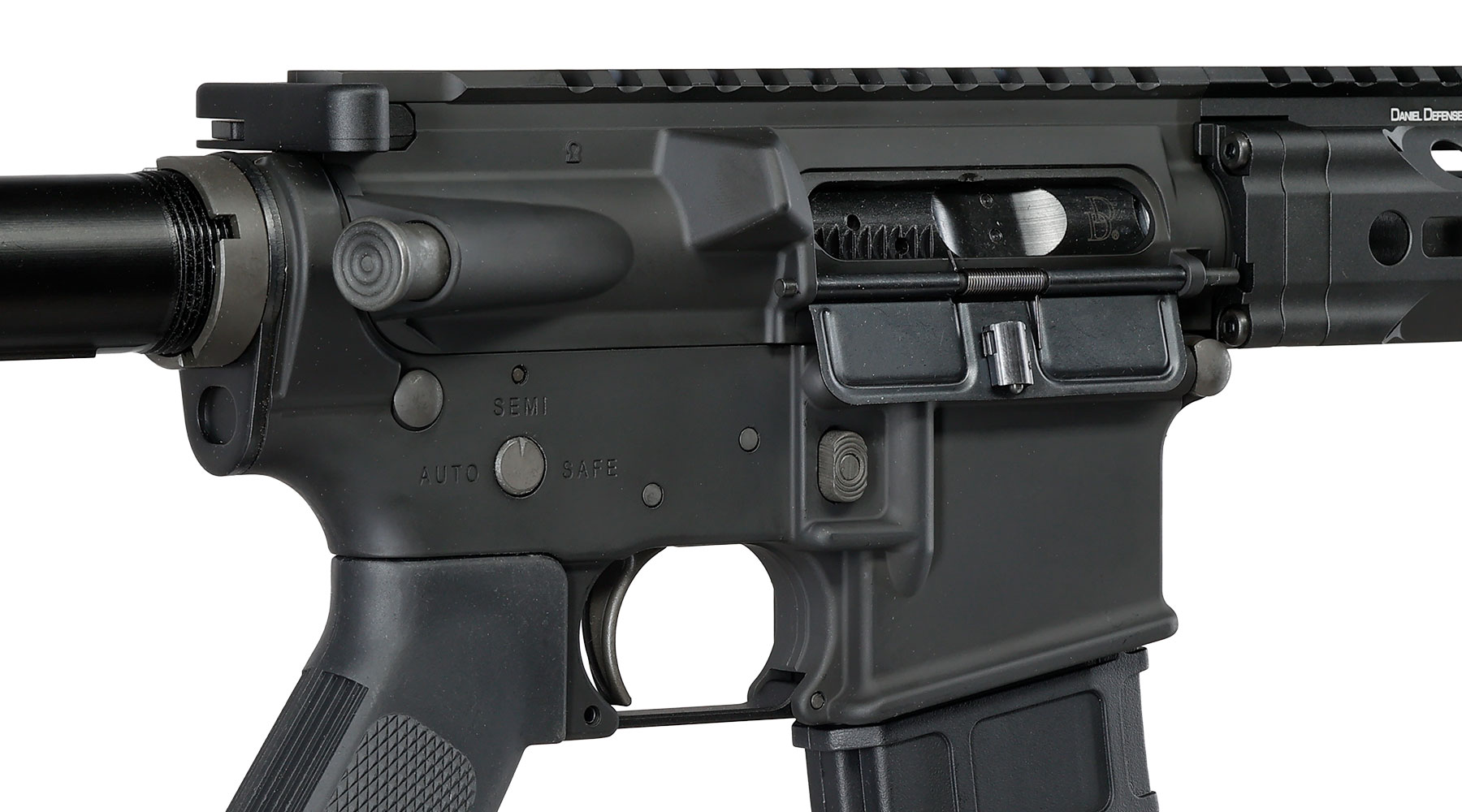 GHK Daniel Defense DDM4 V7 14,5 Zoll MFR 13.5 Vollmetall Gas-Blow-Back 6mm BB schwarz - Version 3 Bild 8