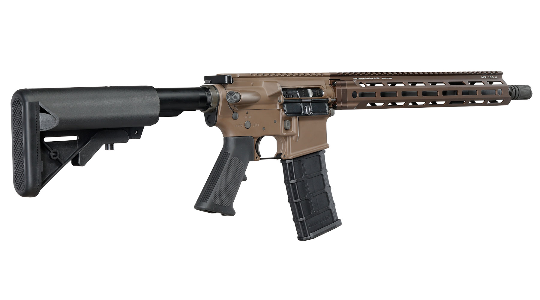 GHK Daniel Defense DDM4 V7 14,5 Zoll MFR 13.5 Vollmetall Gas-Blow-Back 6mm BB tan - Version 3 Bild 3
